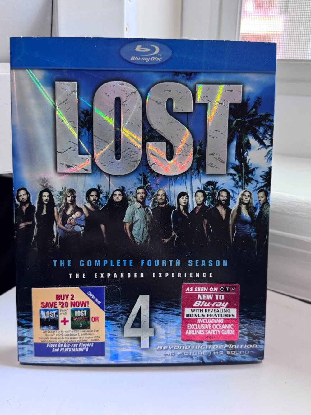 🎞️ Lost: The Complete Fourth Season Blu-ray - Opened But Never Played 🎞️